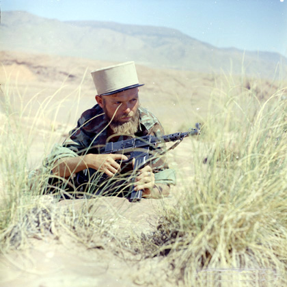 Légionnaire en opération en Algérie