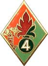 Projet d'insigne pour le 4ème R.E.I.
