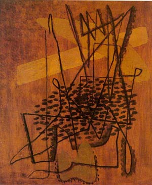 Tableau "sans titre" de Hans Hartung