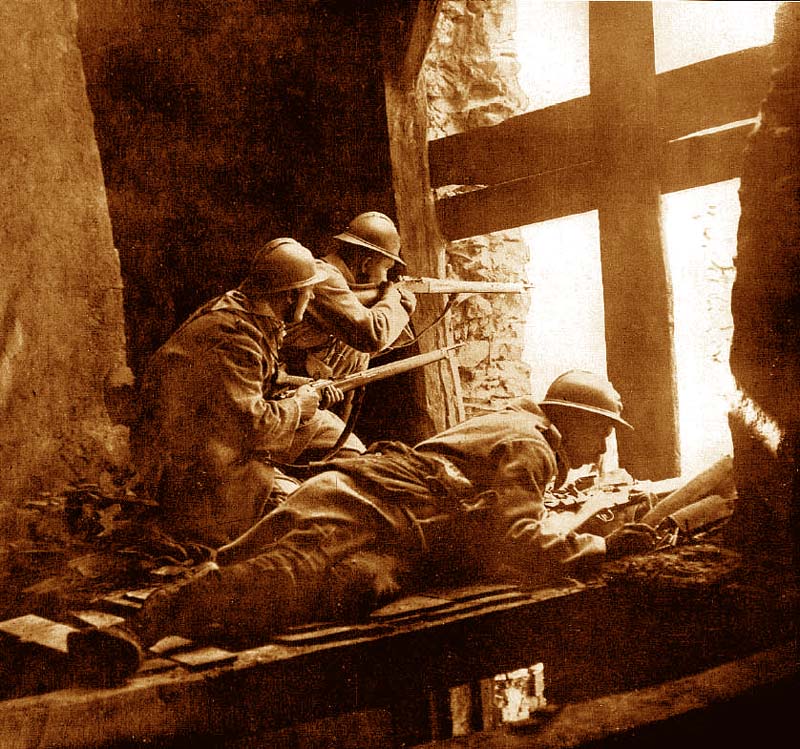 Combat de rue à Belloy-en-Santerre